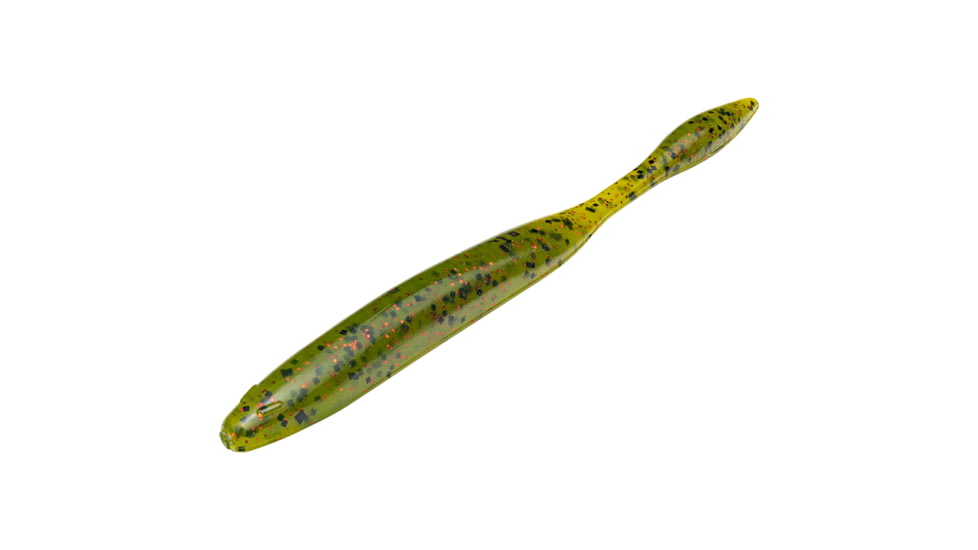 Strike King KVD Dream Shot Magnum Fishing Lure, Soft Plastic Worm, Watermelon Seed w/ Red Flake, 5in, 8-Pack, DSKVD5-18, DSKVD5-18