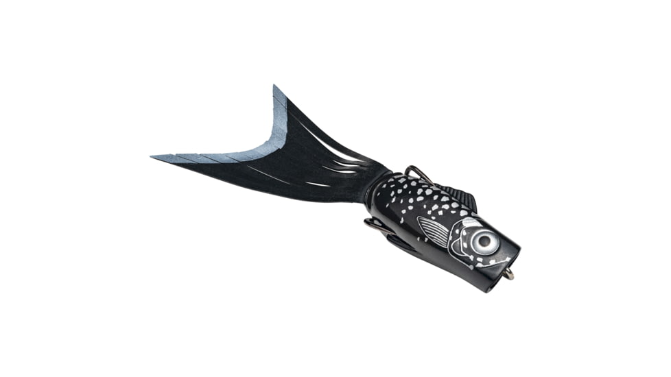 Strike King KVD Pipsqueak Popping Perch, Black, 1/3 oz; 5in, PIPPKVD-10