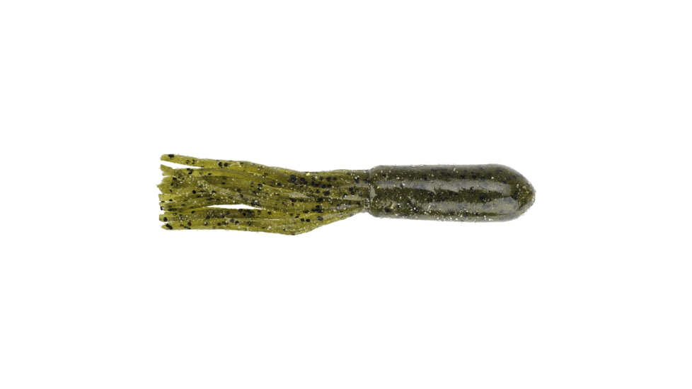 Strike King KVD Pro Model Tube Fishing Lure, Soft Plastic Tube, Green Pumpkin, 3 1/2in, 10-Pack, PMT3.5-46, PMT3.5-46