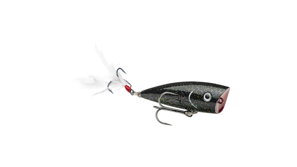 Strike King KVD Splash Jr Fishing Lure, Topwater Popper, Black Lab, 3/16oz, HCKVDSPLJR-668, HCKVDSPLJR-668