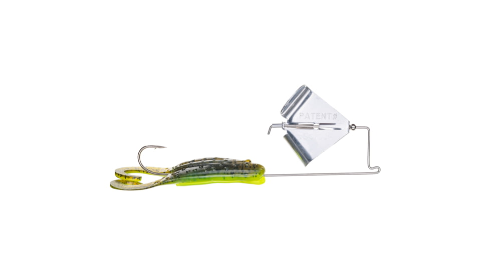 Strike King KVD Toad Buzz Fishing Lure, Buzzbait, Green Pumpkin Chartreuse, 3/8oz, KVDTBZ38-94, KVDTBZ38-94