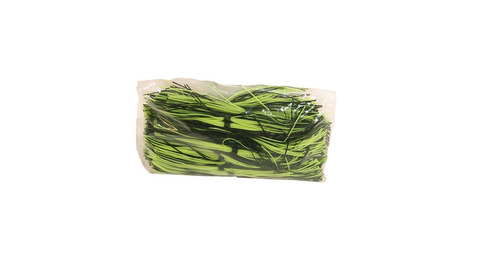 Strike King 50 Pack Bulk Skirts,Glow Black Chartreuse 50-G3