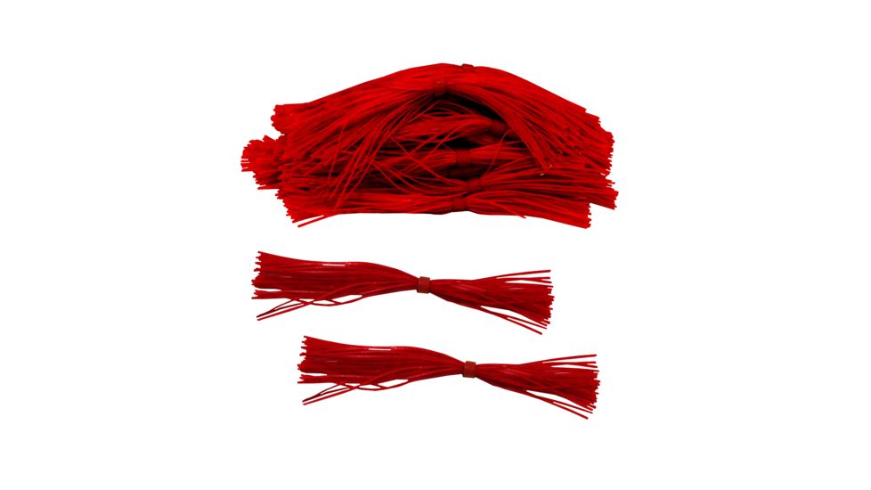 Strike King 50 Pack Bulk Skirts,Red Shad Diabmond Dst 50-69