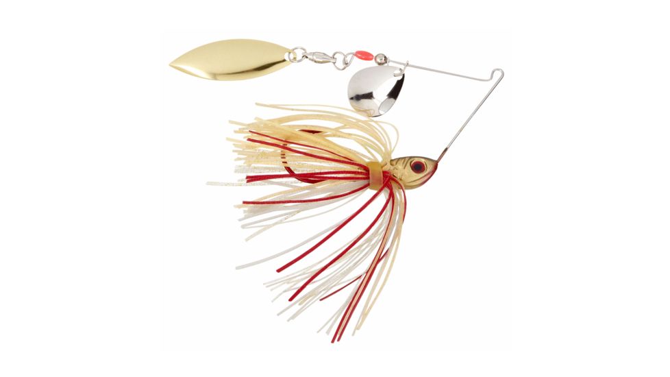 Strike King Bleeding Spinnerbait,Bleeding Gold Shiner BB12WW-315SG
