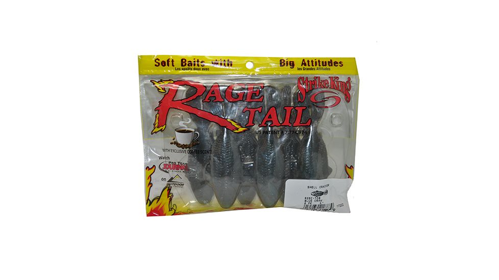 Strike King Rage Shellcracker,Blue Craw RGSC-108