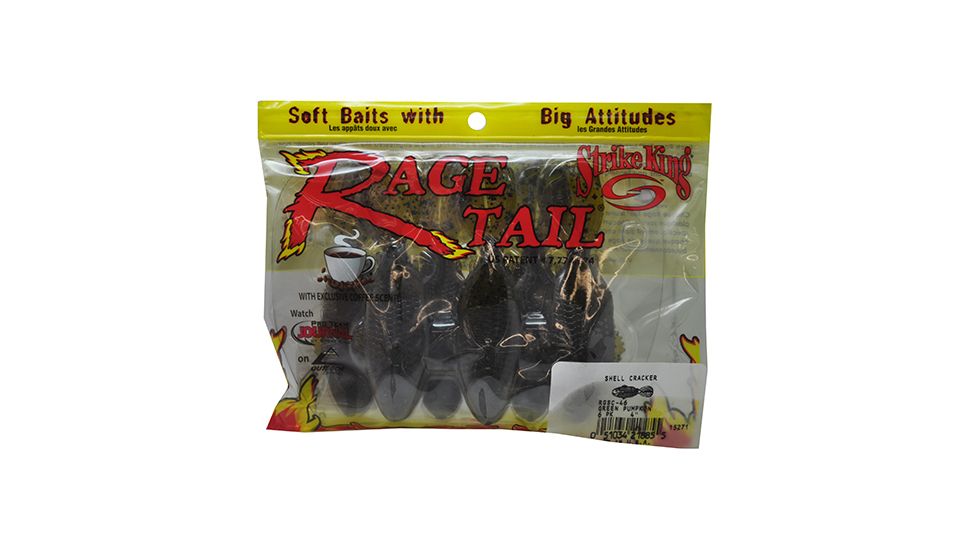 Strike King Rage Shellcracker,Green Pumpkin RGSC-46
