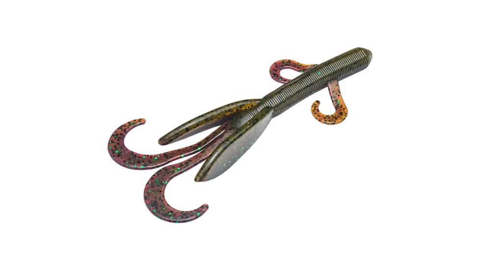 Strike King KVD Perfect Plastics Magnum Game Hawg, Soft Plastic Creature Fishing Lure, Bama Bug, 5 1/4in, 6-Pack, GH5.25-116, GH5.25-116