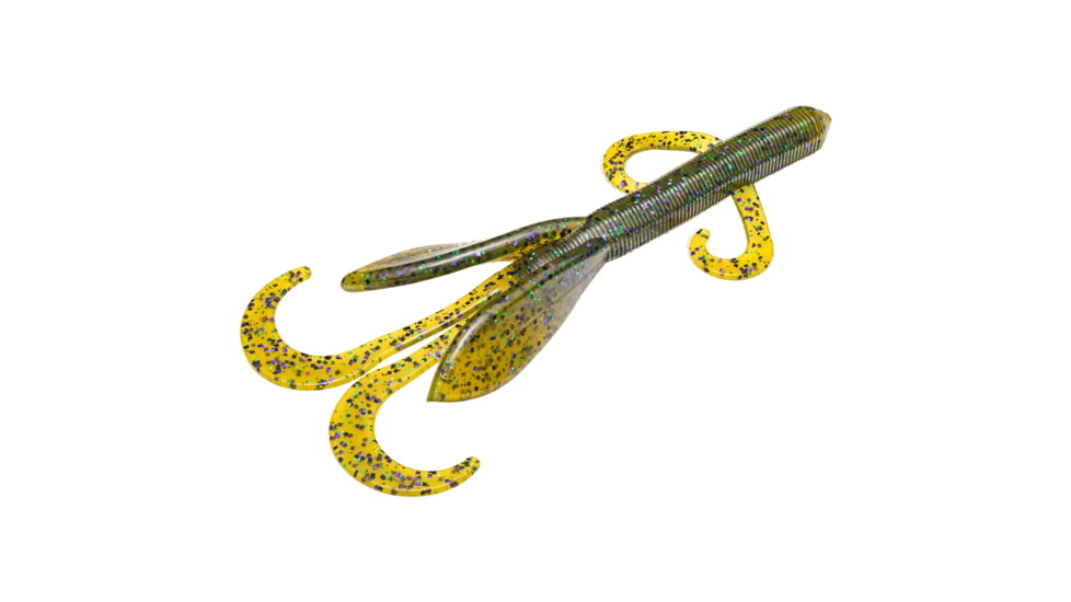 Strike King KVD Perfect Plastics Magnum Game Hawg, Soft Plastic Creature Fishing Lure, Candy Craw, 5 1/4in, 6-Pack, GH5.25-130, GH5.25-130