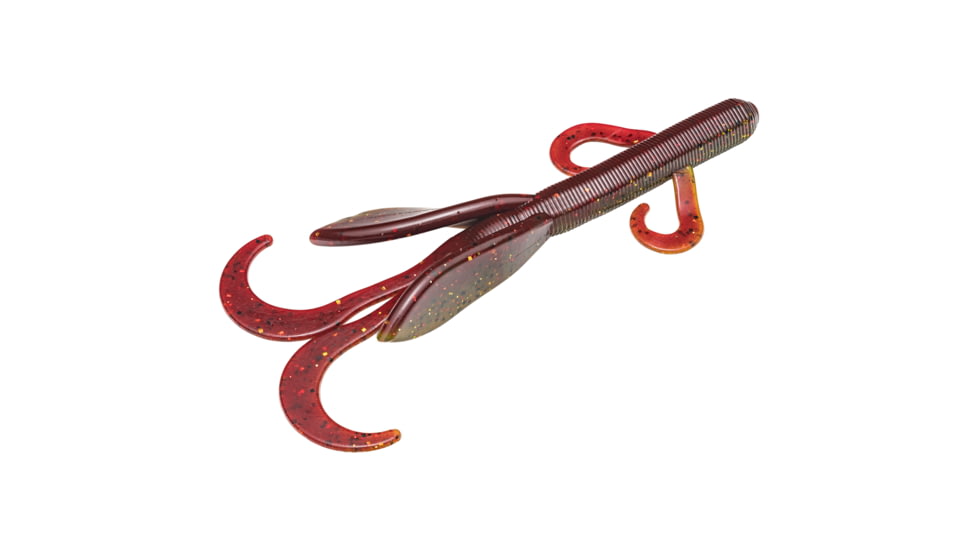 Strike King KVD Perfect Plastics Magnum Game Hawg, Soft Plastic Creature Fishing Lure, Falcon Lake Craw, 5 1/4in, 6-Pack, GH5.25-135, GH5.25-135