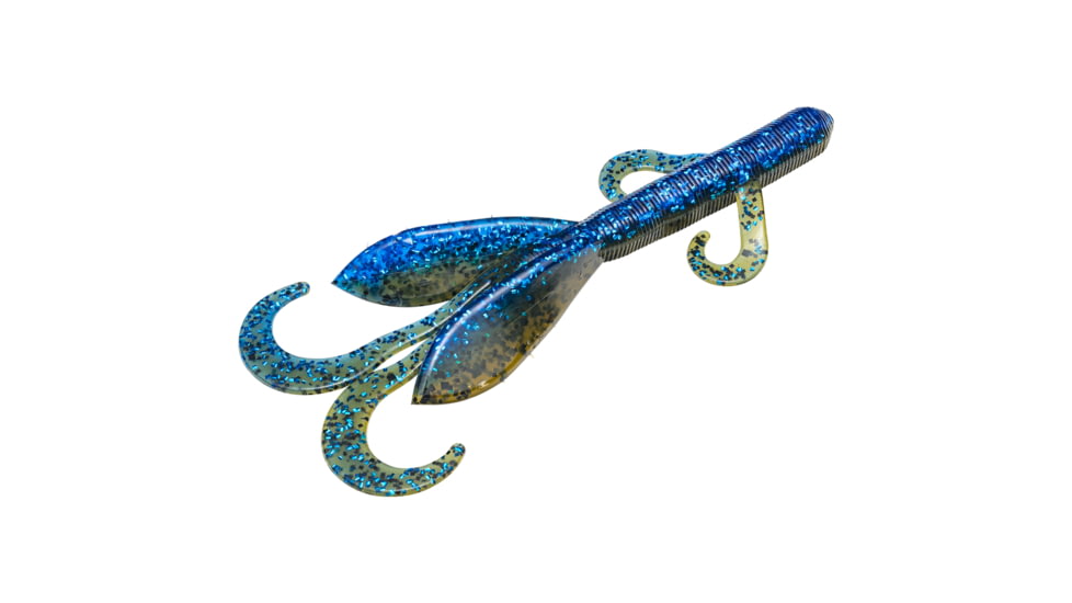 Strike King KVD Perfect Plastics Magnum Game Hawg, Soft Plastic Creature Fishing Lure, Okeechobee Craw, 5 1/4in, 6-Pack, GH5.25-50, GH5.25-50