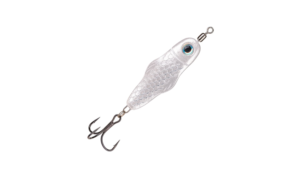 Strike King Mark Rose Lil Ledge Spoon, Pearl, 1 oz, LLSPN1-84