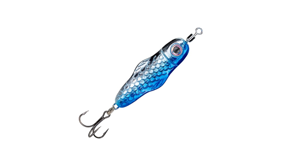 Strike King Mark Rose Lil Ledge Spoon, Smokey Chrome Blue, 1 oz, LLSPN1-401