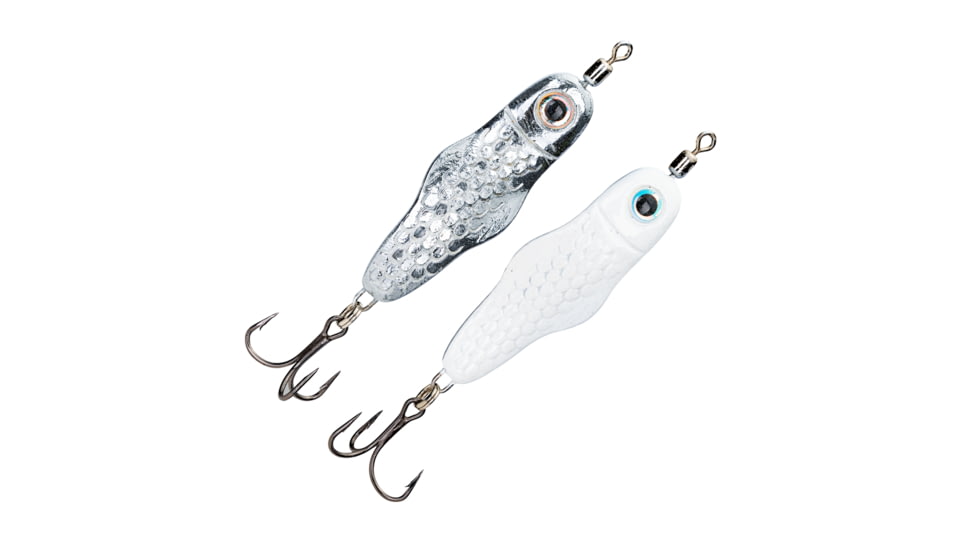 Strike King Mark Rose Lil Ledge Spoon, White Chrome, 1 oz, LLSPN1-404