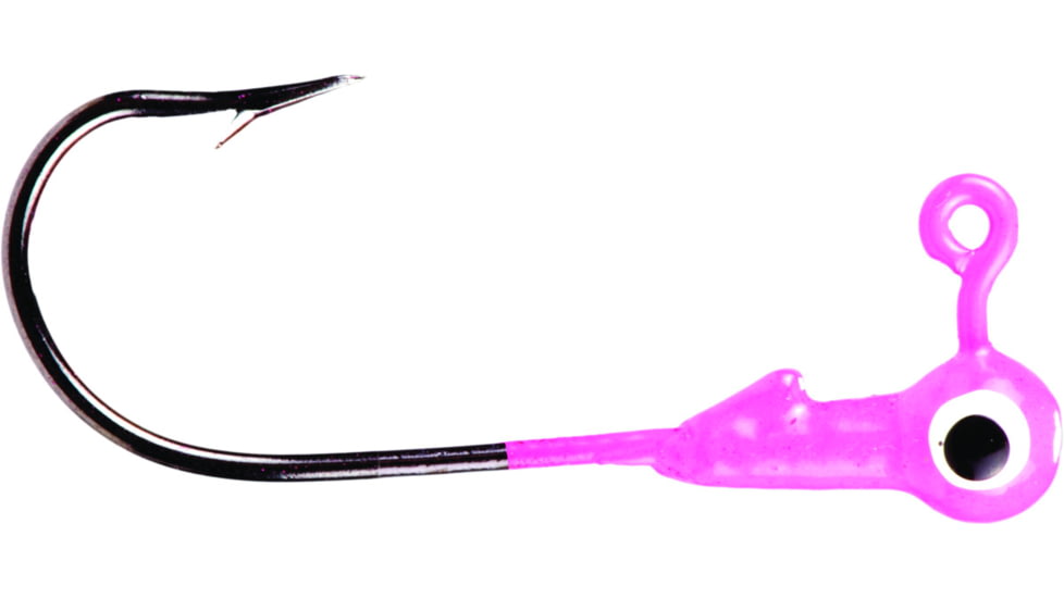Mr. Crappie Jig Head, 1/32oz, Pink, MRCJH132-98
