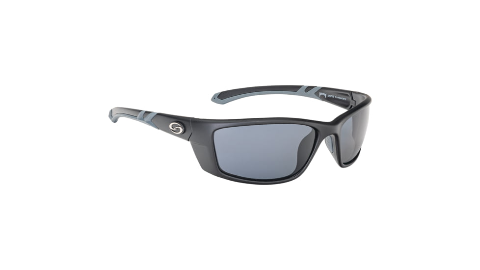 Strike King Plus Cumberland Sunglasses, Matte Black Frame, Gray Lens, SG-SKP09