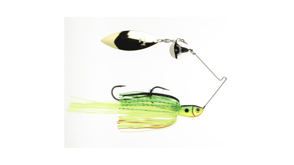 Strike King Premier Plus Spinnerbait Fishing Lure, Firetiger, 3/8oz, PPL38CW-217SG, PPL38CW-217SG