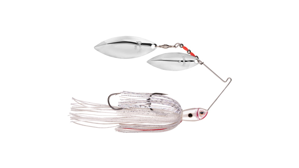 Strike King Premier Plus Spinnerbait Fishing Lure, Bleeding Shad, 1/2oz, PPL12WW-218S, PPL12WW-218S