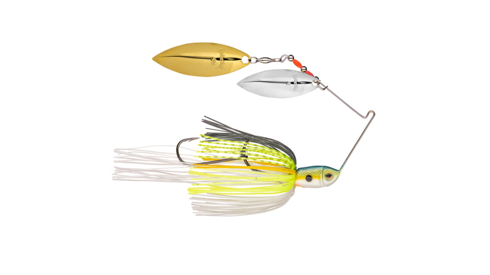 Strike King Premier Plus Spinnerbait Fishing Lure, Chartreuse Sexy Shad, 1/2oz, PPL12WW-538SG, PPL12WW-538SG