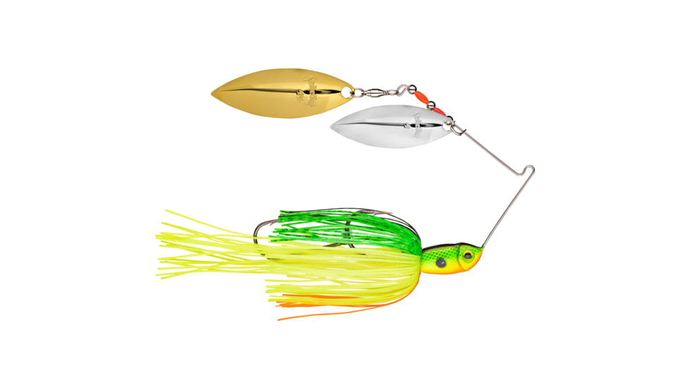 Strike King Premier Plus Spinnerbait Fishing Lure, Firetiger, 1/2oz, PPL12WW-217SG, PPL12WW-217SG