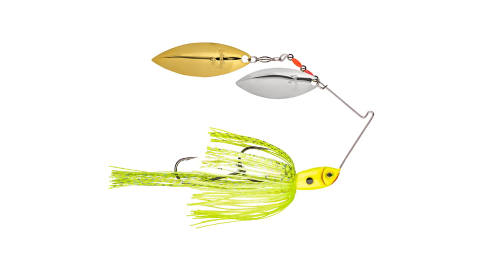 Strike King Premier Plus Spinnerbait Fishing Lure, Super Chartreuse, 1/2oz, PPL12WW-201SG, PPL12WW-201SG