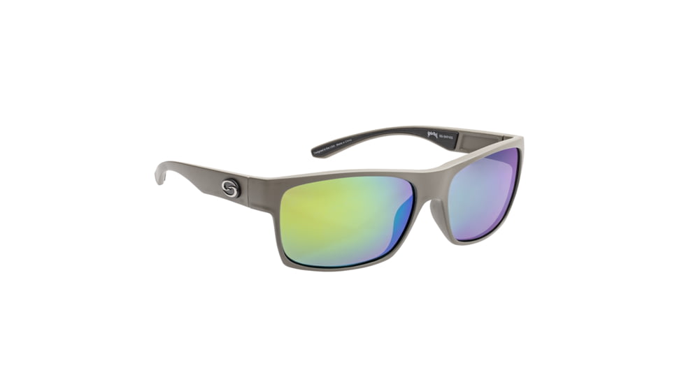 Strike King Pro Catawba Sunglasses, Flat Dark Earth Frame, Revo Green Mirror, Amber Lens, SG-SKP455