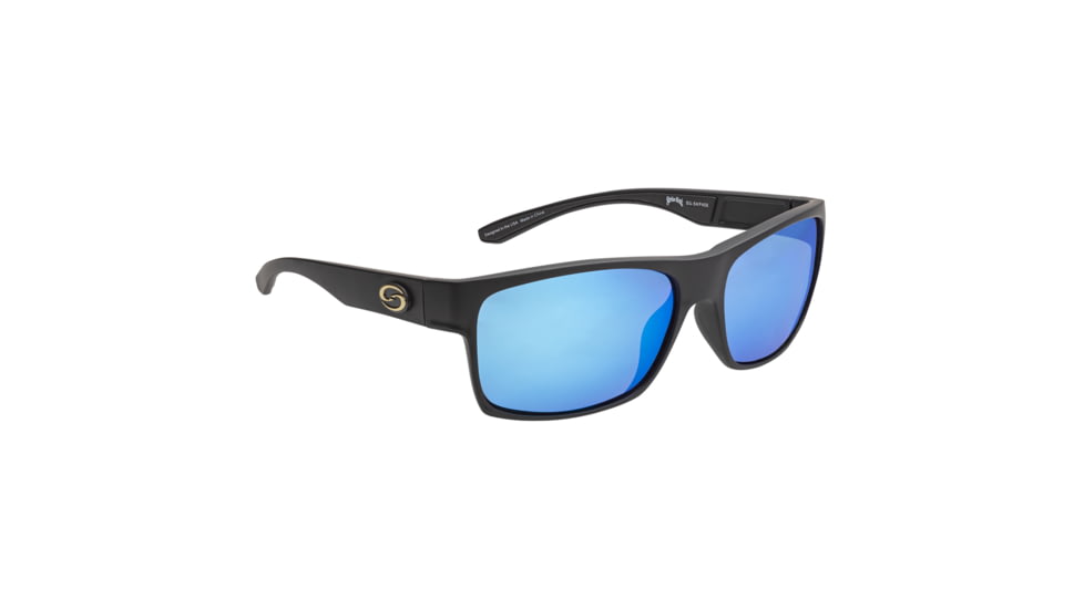 Strike King Pro Catawba Sunglasses, Matte Black Frame, Revo White Mirror, Grey Lens, SG-SKP458