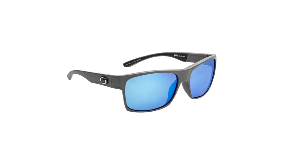 Strike King Pro Catawba Sunglasses, Matte Concrete Frame, Revo White Mirror, Grey Lens, SG-SKP456