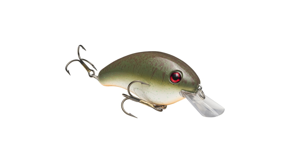 Strike King Pro Model Series 4S Fishing Lure, Shallow Diving Crankbait, Brown Orange Belly Craw, 9/16oz, HC4S-564, HC4S-564