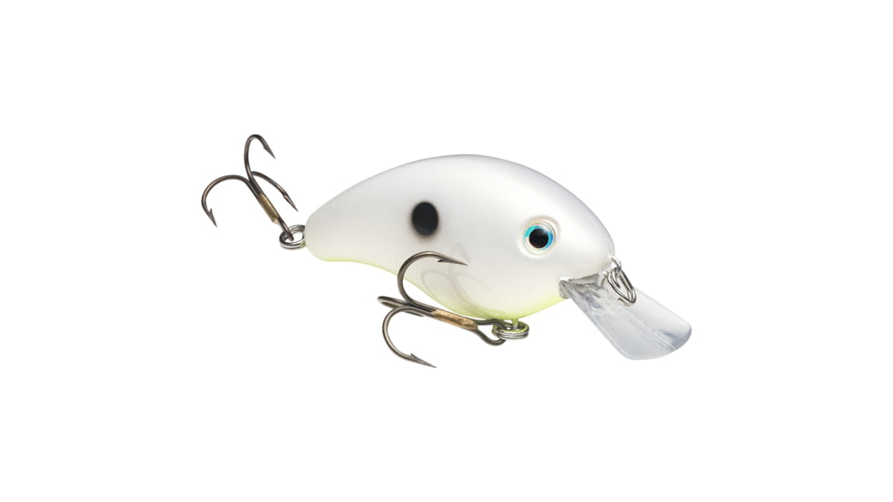 Strike King Pro Model Series 4S Fishing Lure, Shallow Diving Crankbait, Pearl Chartreuse Belly, 9/16oz, HC4S-518, HC4S-518
