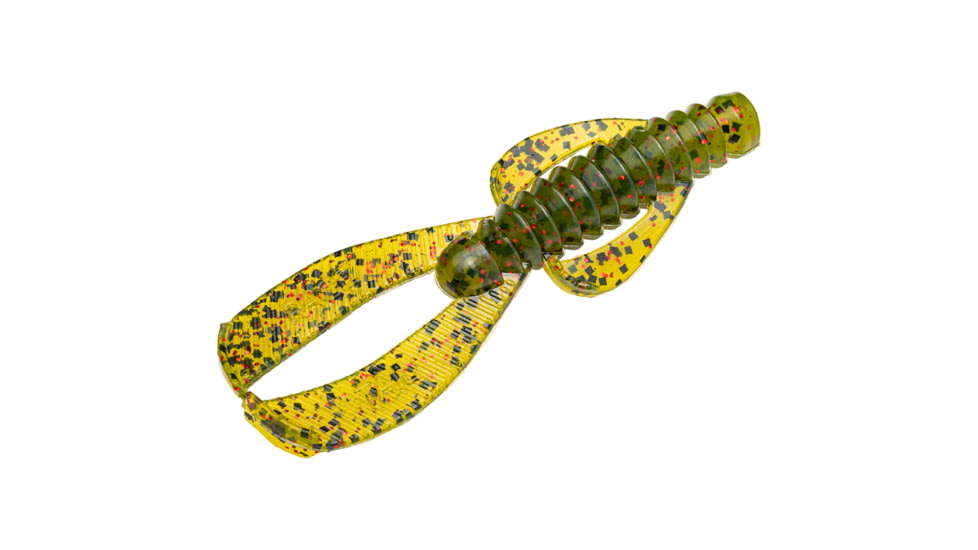 Strike King Rage Ned Bug Fishing Lure, Soft Plastic Craw, Watermelon Seed w/ Red Flake, 2 1/2in, 9-Pack, RGNBUG-18, RGNBUG-18