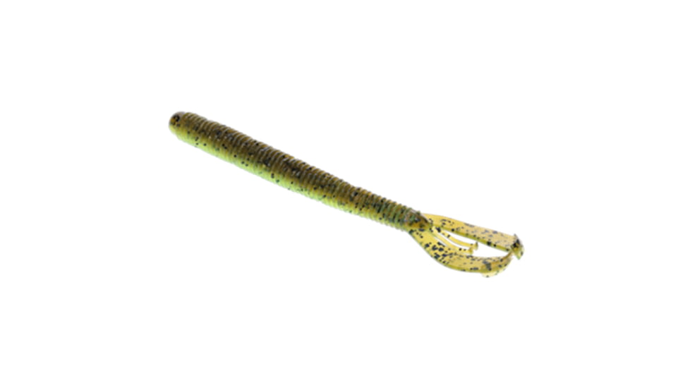 Strike King Rage Menace Worm Fishing Lure, Soft Plastic Worm, Summer Craw, 6in, 6-Pack, RGTTCUT6-100, RGTTCUT6-100