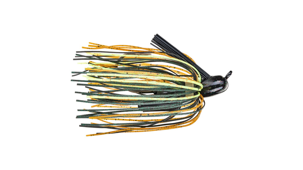 Strike King Pro-Model Jig Fishing Lure, Casting Jig, Texas Craw, 3/8oz, PMJ38-8, PMJ38-8