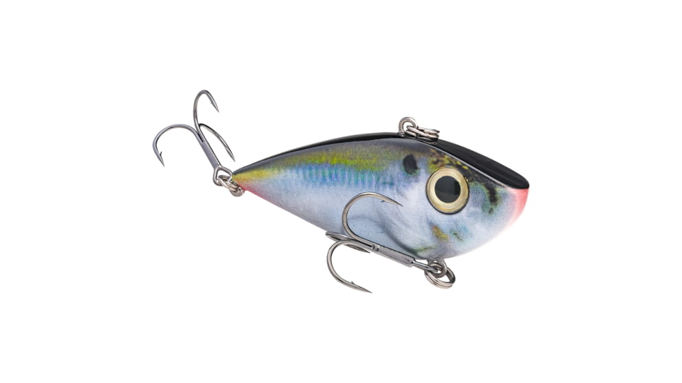 Strike King Red Eyed Shad Tungsten 2-Tap, Lipless Crankbait Fishing Lure, Natural Shad, 3/4oz, REYESDTT34-699, REYESDTT34-699