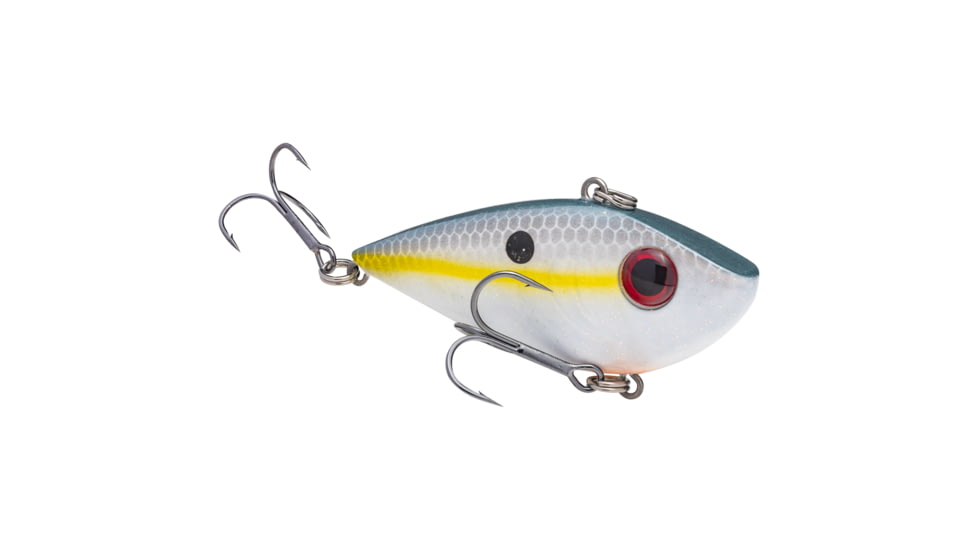 Strike King Red Eyed Shad Tungsten 2-Tap, Lipless Crankbait Fishing Lure, Sexy Shad, 3/4oz, REYESDTT34-590, REYESDTT34-590