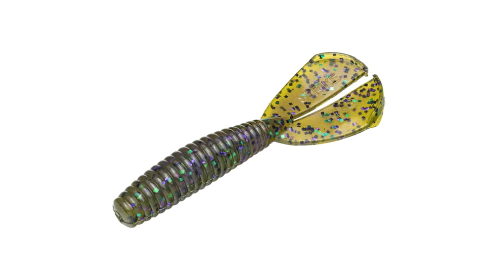 Strike King Rage Baby Menace Fishing Lure, Soft Plastic Grub, Hard Candy, 3in, 9-Pack, RGBM-144, RGBM-144