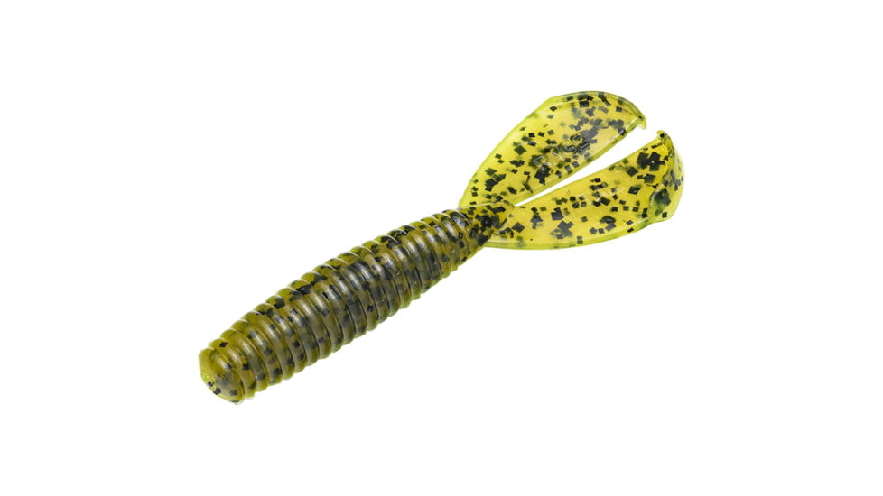 Strike King Rage Baby Menace Fishing Lure, Soft Plastic Grub, Summer Craw, 3in, 9-Pack, RGBM-100, RGBM-100