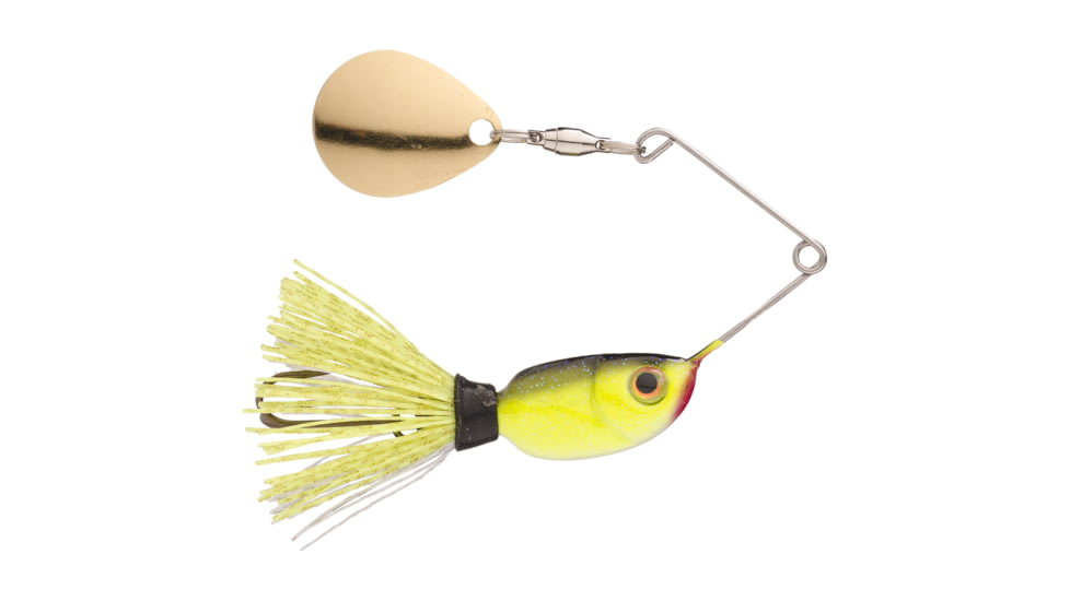Strike King Rocket Shad Spinnerbait Fishing Lure, Chartreuse, 1/2oz, RS12-1, RS12-1