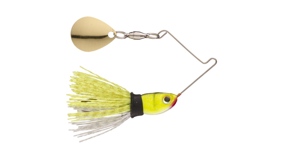 Strike King Rocket Shad Spinnerbait Fishing Lure, Chartreuse, 1/4oz, RS14-1, RS14-1