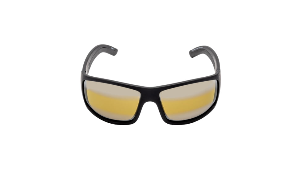 Strike King S11 Optics Sunglasses, Bi-Gradient Yellow Spotlight Lens, Caddo Matte Black, SG-S1178