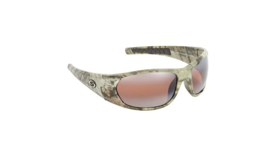 Strike King S11 Optics Polarized Champlain Sunglasses, Mossy Oak Frame/Brown Lenses 252801