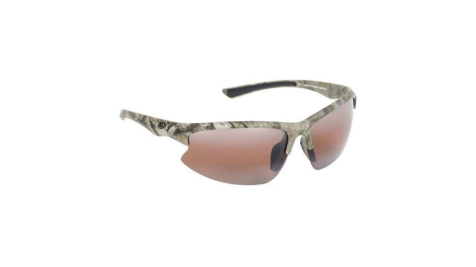 Strike King S11 Optics Polarized Eufaula Sunglasses, Mossy Oak Frame/Brown Lenses 253271