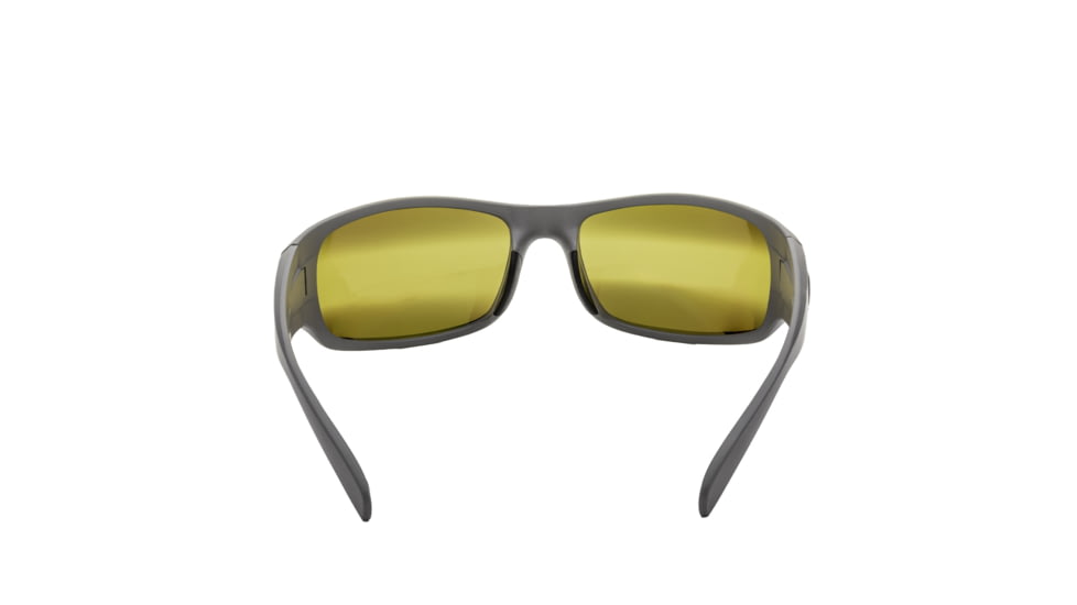 Strike King S11 Optics Sunglasses, Bi-Gradient Yellow Spotlight Lens, Okeechobee Matte Grey, SG-S11602