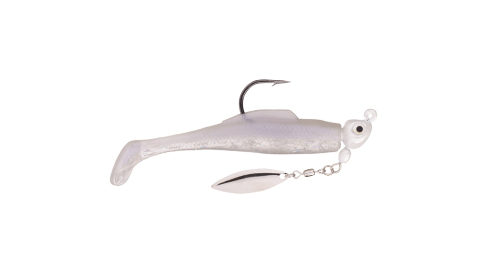 Strike King Speckled Trout Magic Fishing Lure, Prerigged Soft Plastic Saltwater Swimbait, Opening Night, 1/4oz, STM14-159, STM14-159