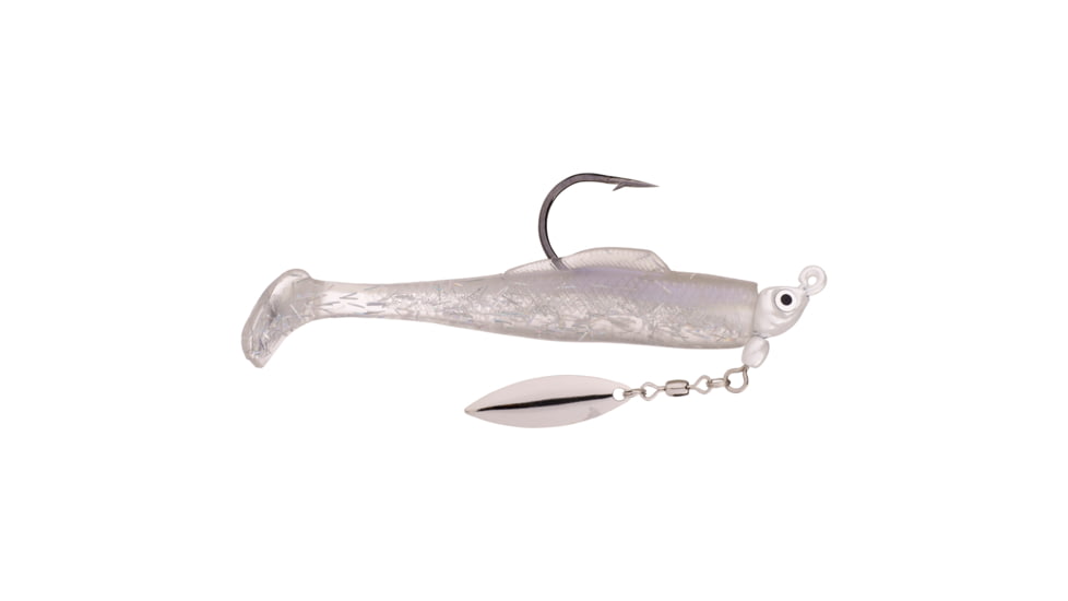 Strike King Speckled Trout Magic Fishing Lure, Prerigged Soft Plastic Saltwater Swimbait, Opening Night, 1/8oz, STM18-159, STM18-159