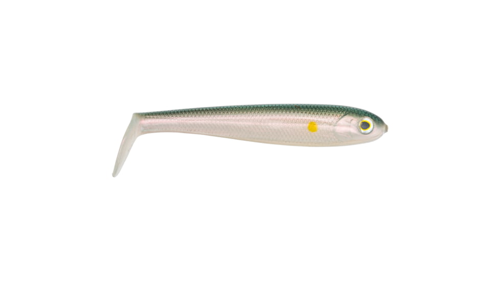 Strike King Shadalicious Fishing Lure, Soft Plastic Swimbait, AYU, 5 1/2in, 5-Pack, SHDLC5.5-504, SHDLC5.5-504