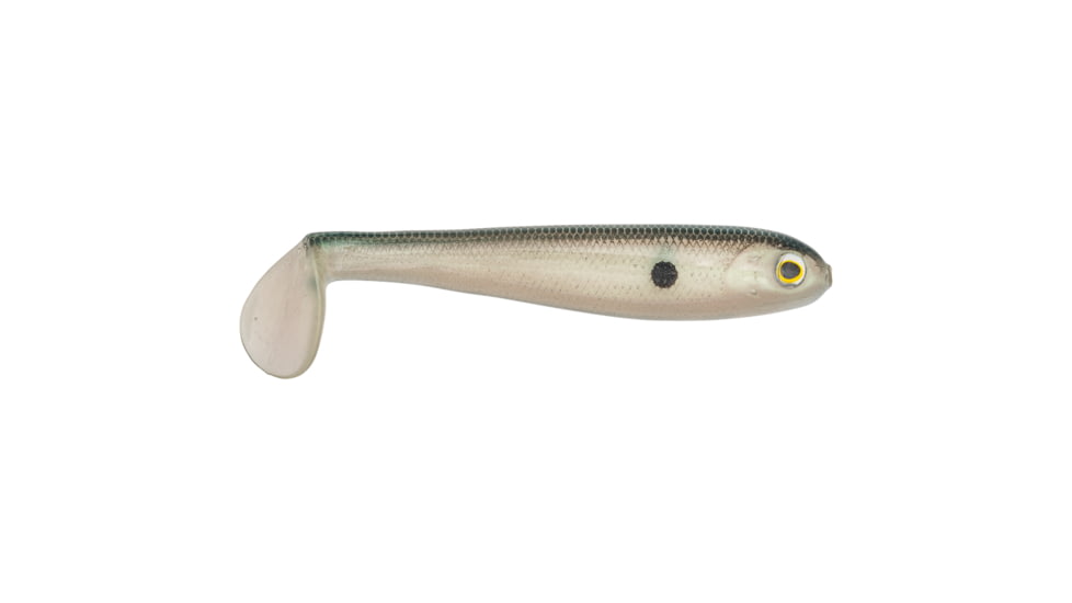 Strike King Shadalicious Fishing Lure, Soft Plastic Swimbait, Green Gizzard Shad, 4 1/2in, 6-Pack, SHDLC4.5-568, SHDLC4.5-568
