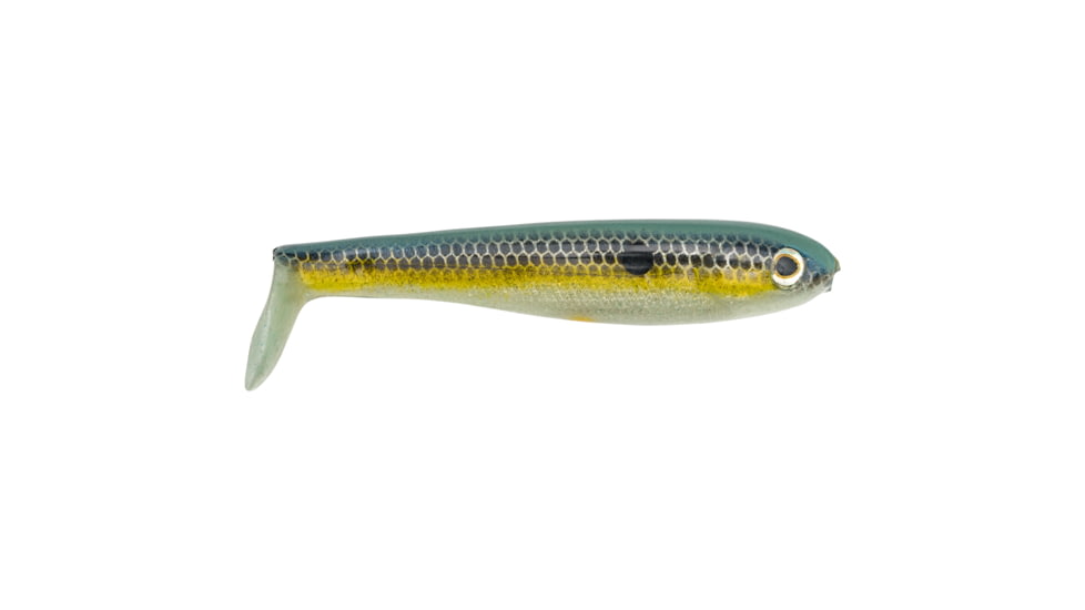 Strike King Shadalicious Fishing Lure, Soft Plastic Swimbait, Sexy Shad, 3 1/2in, 6-Pack, SHDLC3.5-590, SHDLC3.5-590