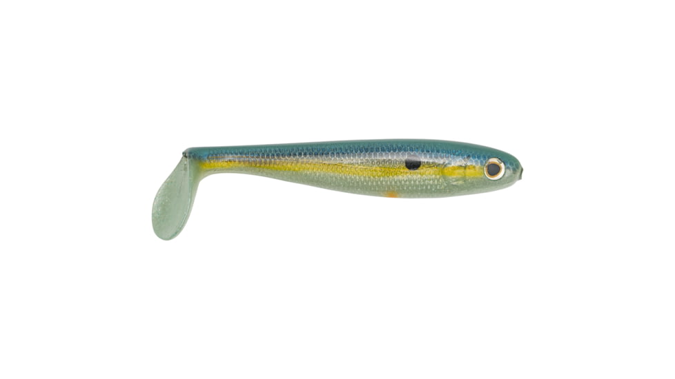 Strike King Shadalicious Fishing Lure, Soft Plastic Swimbait, Sexy Shad, 4 1/2in, 6-Pack, SHDLC4.5-590, SHDLC4.5-590