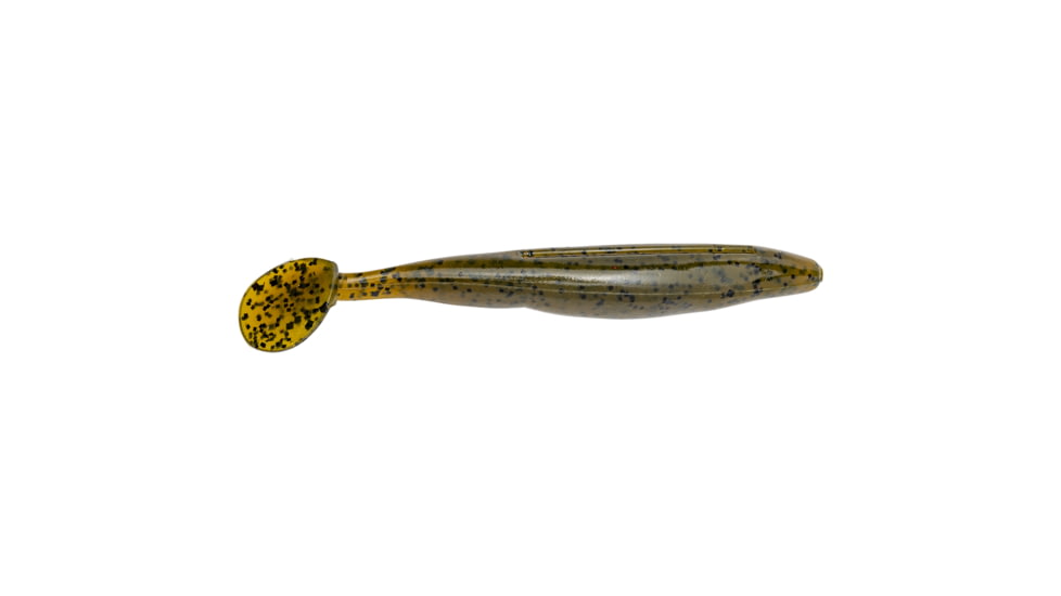Strike King Swimn Caffeine Shad, Green Pumpkin seed, 5in, SCSD5-46