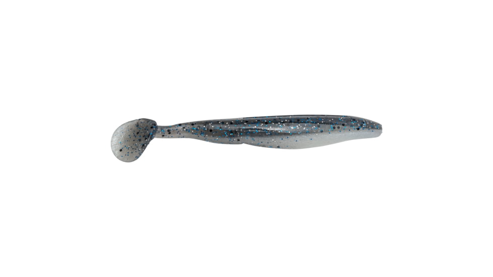 Strike King KVD Swim’n Caffeine Shad Fishing Lure, Soft Plastic Swimbait Fishing Lure, Smokey Shad, 4in, 7-Pack, ??SCSD4-57, SCSD4-57